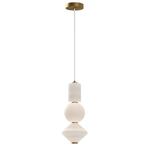 Lampa wisząca LED Bijou - - Postarzane złoto ALM-BIJOU-P3-GD Elstead Lighting
