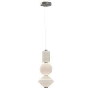 Lampa wisząca LED Bijou - - Szczotkowany nikiel ALM-BIJOU-P3-PN Elstead Lighting