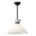 Lampa wisząca Halston - 1 źródło światła - Matowa czerń ALM-HALSTON-P-M-BK Elstead Lighting