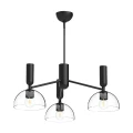 Żyrandol Jude - 3 źródła światła - Matowa czerń ALM-JUDE3-MB-CL Elstead Lighting