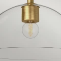 Lampa wisząca Jude - 1 źródło światła - Szczotkowane złoto ALM-JUDE-P-GD-CL Elstead Lighting