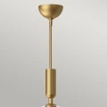 Lampa wisząca Jude - 1 źródło światła - Szczotkowane złoto ALM-JUDE-P-GD-CL Elstead Lighting