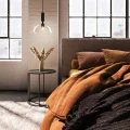 Lampa wisząca Jude - 1 źródło światła - Matowa czerń ALM-JUDE-P-MB-CL Elstead Lighting