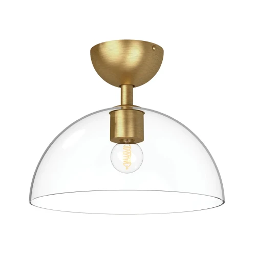 Półplafon Jude - 1 źródło światła - Szczotkowane złoto ALM-JUDE-SF-GD-CL Elstead Lighting