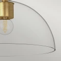 Półplafon Jude - 1 źródło światła - Szczotkowane złoto ALM-JUDE-SF-GD-CL Elstead Lighting