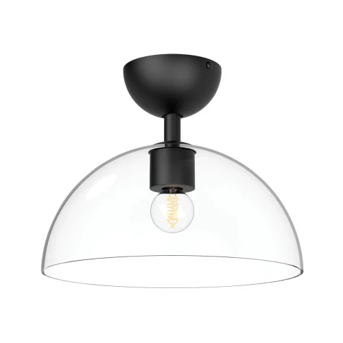 Półplafon Jude - 1 źródło światła - Matowa czerń ALM-JUDE-SF-MB-CL Elstead Lighting