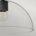 Półplafon Jude - 1 źródło światła - Matowa czerń ALM-JUDE-SF-MB-CL Elstead Lighting
