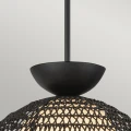 Lampa wisząca Perth - 1 źródło światła - Matowa czerń ALM-PERTH-P-BK Elstead Lighting