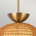 Lampa wisząca Perth - 1 źródło światła - Szczotkowane złoto ALM-PERTH-P-GD Elstead Lighting