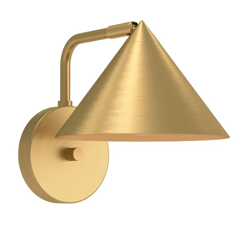 Kinkiet Remyck - 1 źródło światła - Szczotkowane złoto ALM-REMYCK-1WB-GD Elstead Lighting