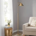 Lampa podłogowa Remyck - 1 źródło światła - Szczotkowane złoto ALM-REMYCK-FL-GD Elstead Lighting