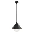 Lampa wisząca Remyck - 1 źródło światła - Matowa czerń ALM-REMYCK-P-BK Elstead Lighting