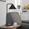 Lampa stołowa Remyck - 1 źródło światła - Matowa czerń ALM-REMYCK-TL-BK Elstead Lighting