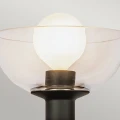 Kinkiet Sylvia - 1 źródło światła - Matowa czerń ALM-SYLVIA-1WB-BK-CL Elstead Lighting