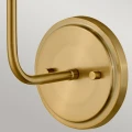 Kinkiet Clarke - 1 źródło światła - Ciepły mosiądz HK-CLARKE1-BR-BK Elstead Lighting