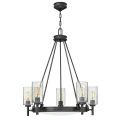 Żyrandol Collier - 5 źródeł światła - Zgaszona czerń HK-COLLIER5-BX Elstead Lighting