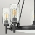 Żyrandol Collier - 5 źródeł światła - Zgaszona czerń HK-COLLIER5-BX Elstead Lighting