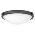 Średni plafon Collier - 3 źródła światła - Zgaszona czerń HK-COLLIER-F-M-BX Elstead Lighting