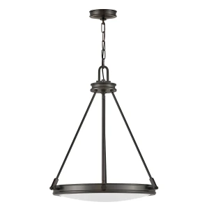 Lampa wisząca Collier - 4 źródła światła - Zgaszona czerń HK-COLLIER-P-BX Elstead Lighting
