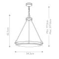 Lampa wisząca Collier - 4 źródła światła - Zgaszona czerń HK-COLLIER-P-BX Elstead Lighting