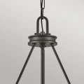 Lampa wisząca Collier - 4 źródła światła - Zgaszona czerń HK-COLLIER-P-BX Elstead Lighting