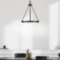 Lampa wisząca Collier - 4 źródła światła - Zgaszona czerń HK-COLLIER-P-BX Elstead Lighting