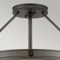 Średni półplafon Collier - 4 źródła światła - Zgaszona czerń HK-COLLIER-SF-M-BX Elstead Lighting
