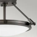 Mały półplafon Collier - 3 źródła światła - Zgaszona czerń HK-COLLIER-SF-S-BX Elstead Lighting