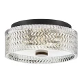 Plafon Elle - 2 źródła światła - Czarny  HK-ELLE-F-S-BK Elstead Lighting