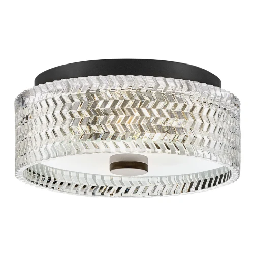 Plafon Elle - 2 źródła światła - Czarny  HK-ELLE-F-S-BK Elstead Lighting