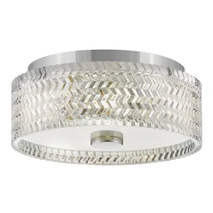 Plafon Elle - 2 źródła światła - Chrom  HK-ELLE-F-S-CM Elstead Lighting