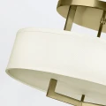 Półplafon Hampton - 4 źródła światła - Szczotkowany mosiądz HK-HAMPTON-SF-BB Elstead Lighting