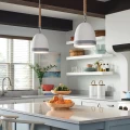 Lampa wisząca Nash - 1 źródło światła - Antyczny nikiel HK-NASH-P-AN Elstead Lighting