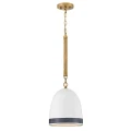 Lampa wisząca Nash - 1 źródło światła - Klasyczny mosiądz HK-NASH-P-HB Elstead Lighting