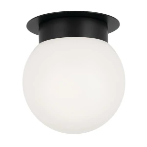 Plafon Albers - 1 źródło światła - Czarny  KL-ALBERS-F-G-BK Elstead Lighting