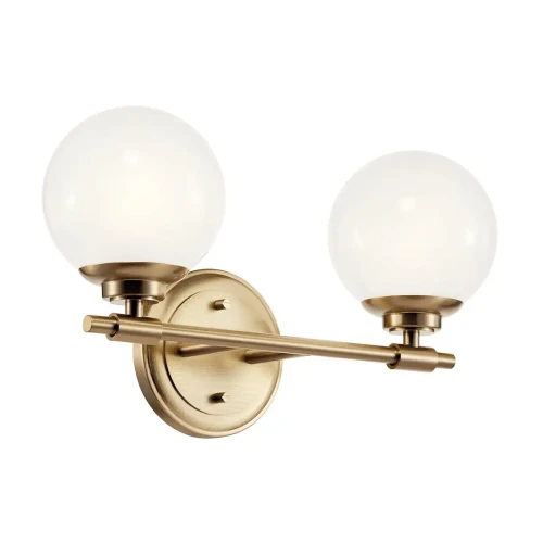 Kinkiet Benno - 2 źródła światła - Szampański brąz KL-BENNO2-CPZ Elstead Lighting