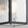 Mała latarnia naścienna Cappanna - 1 źródło światła - Strukturalna czerń KL-CAPPANNA-S-BKT Elstead Lighting