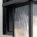 Mała latarnia naścienna Cappanna - 1 źródło światła - Strukturalna czerń KL-CAPPANNA-S-BKT Elstead Lighting