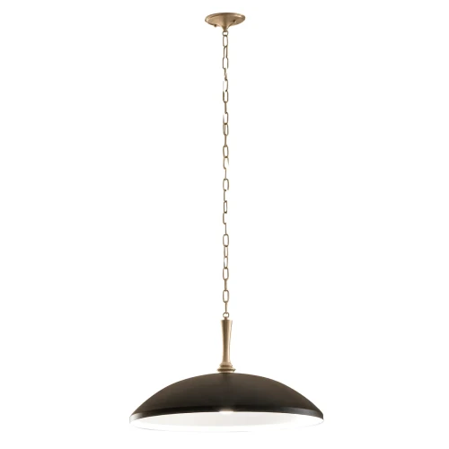 Lampa wisząca Delarosa - 1 źródło światła - Czarny, szampański KL-DELAROSA-P-BK Elstead Lighting