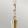 Lampa wisząca Delarosa - 1 źródło światła - Czarny, szampański KL-DELAROSA-P-BK Elstead Lighting