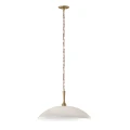 Lampa wisząca Delarosa - 1 źródło światła - Biały, szampański KL-DELAROSA-P-WH Elstead Lighting