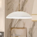 Lampa wisząca Delarosa - 1 źródło światła - Biały, szampański KL-DELAROSA-P-WH Elstead Lighting