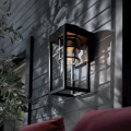 Mała latarnia naścienna Hone - 1 źródło światła - Strukturalna czerń KL-HONE-S-BKT Elstead Lighting