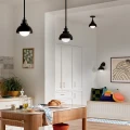 Kinkiet, Półplafon, Lampa wisząca Niva - 1 źródło światła - Czarny  KL-NIVA-1W-1P-BK Elstead Lighting