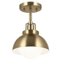 Kinkiet, Półplafon, Lampa wisząca Niva - 1 źródło światła - Szampański brąz KL-NIVA-1W-1P-CPZ Elstead Lighting