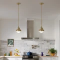 Kinkiet, Półplafon, Lampa wisząca Niva - 1 źródło światła - Szampański brąz KL-NIVA-1W-1P-CPZ Elstead Lighting