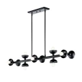 Lampa wyspowa Palta - 10 źródeł światła - Satynowa czerń KL-PALTA-LP10-BK Elstead Lighting