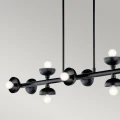 Lampa wyspowa Palta - 10 źródeł światła - Satynowa czerń KL-PALTA-LP10-BK Elstead Lighting