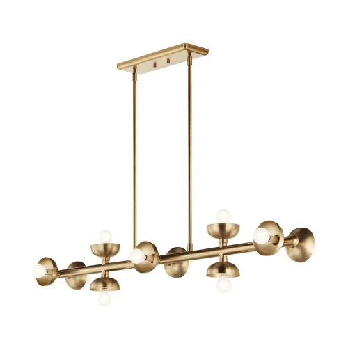 Lampa wyspowa Palta - 10 źródeł światła - Szampański brąz KL-PALTA-LP10-CPZ Elstead Lighting
