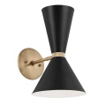 Kinkiet Phix - 2 źródła światła - Szampański brąz KL-PHIX-1W-CBB Elstead Lighting